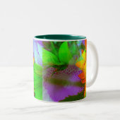 Mok Koffie-Mok meerkleurige zonnebloemen (Voorkant rechts)