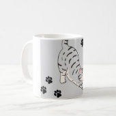 Mok koffie monster logo kat (Voorkant links)