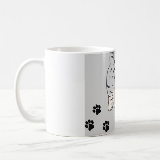 Mok koffie monster logo kat (Links)