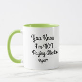 Mok Koffie niet opgelet (Links)