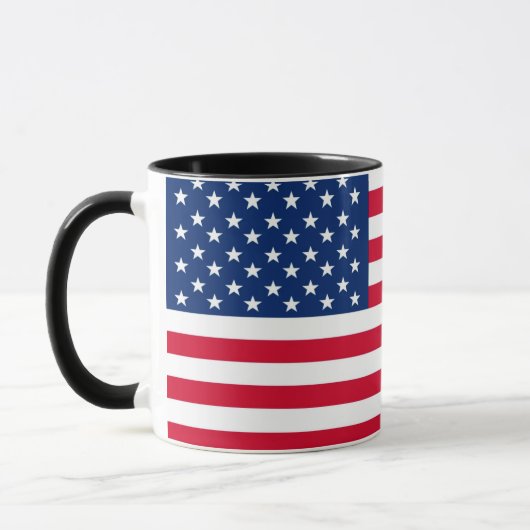 MOK koffie onder Amerikaanse vlag (Links)