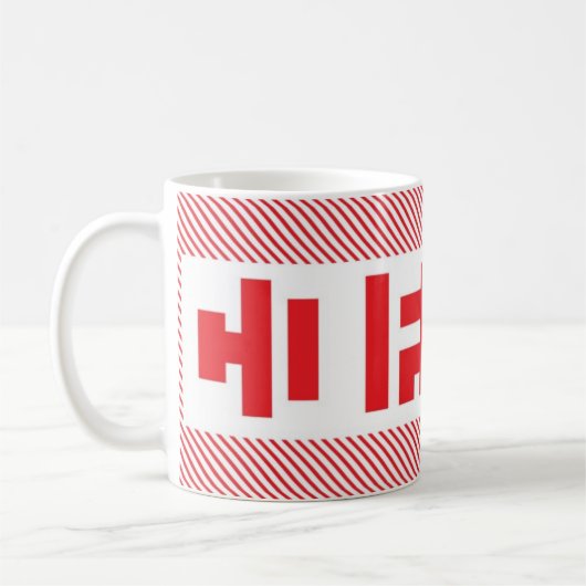 mok "KOFFIE": Rood (Links)