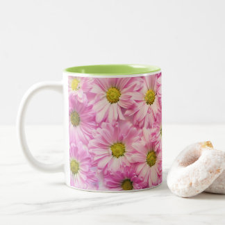Mok koffie - Roze Gerbera Daisies
