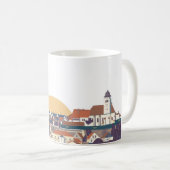 Mok koffie stedelijk ontwerp (Voorkant rechts)