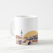 Mok koffie stedelijk ontwerp (Voorkant links)