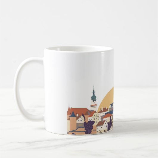 Mok koffie stedelijk ontwerp (Links)
