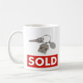 Mok Koffie-theebekerhoezen Rood-wit bord (Links)