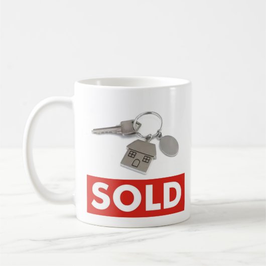 Mok Koffie-theebekerhoezen Rood-wit bord (Links)