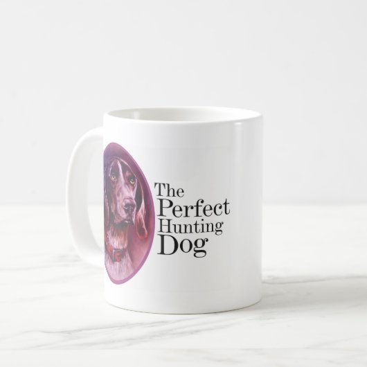 Mok koffie van de Duitse Shorthaired Pointer (Voorkant links)