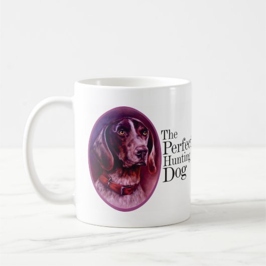 Mok koffie van de Duitse Shorthaired Pointer (Links)