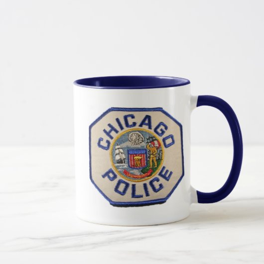 Mok koffie van de politie van Chicago (Rechts)
