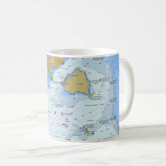Mok Koffie voor Nautical Chart (Voorkant rechts)