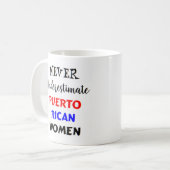 mok koffie voor puerto - ricaanse vrouwen (Voorkant links)