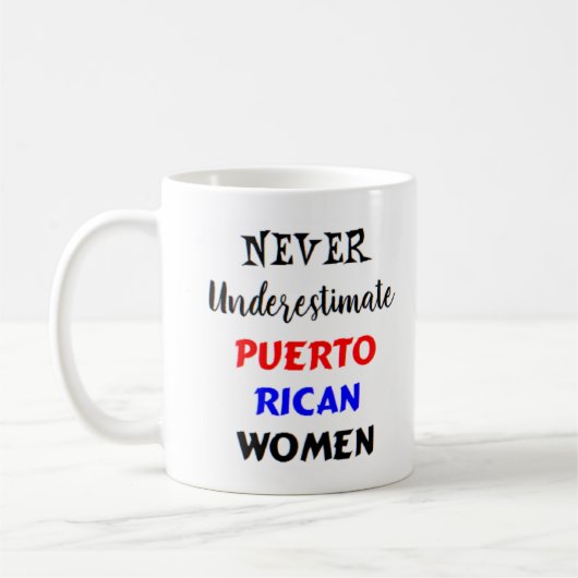 mok koffie voor puerto - ricaanse vrouwen (Links)