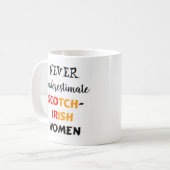 mok koffie voor schotse vrouwen (Voorkant links)