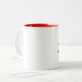 Mok koffie voorschrijven (Voorkant links)