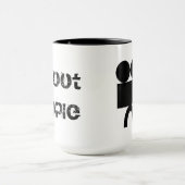 mok koffiebeker ik schiet op filmstijl (Midden)