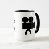 mok koffiebeker ik schiet op filmstijl (Voorkant rechts)