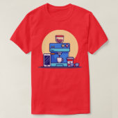 Mok Koffiebeker keuken en kookgerei T-shirt (Design voorkant)