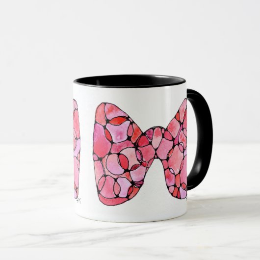 Mok koffiebeker - Thyroïde - Waterverf (Voorkant rechts)