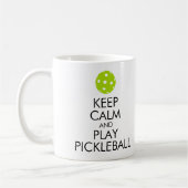 mok Koffiekoffie "KEEP CALM AND PLAY PICKLEBALL" (Links)