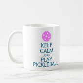 mok Koffiekoffie "KEEP CALM AND PLAY PICKLEBALL" (Links)
