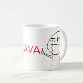 Mok Koffiekoffie van de Midden-Vinger-Java-program (Voorkant rechts)
