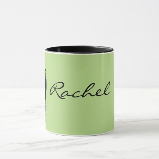 Mok Kokeshi Doll Black (Midden)