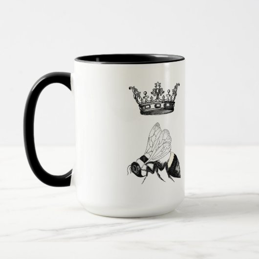 Mok koningin Bee (Links)