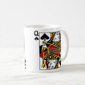 Mok koningin der Spaden (Voorkant rechts)