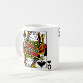 Mok koningin der Spaden (Voorkant links)