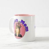 Mok koningin mam roze (Voorkant links)