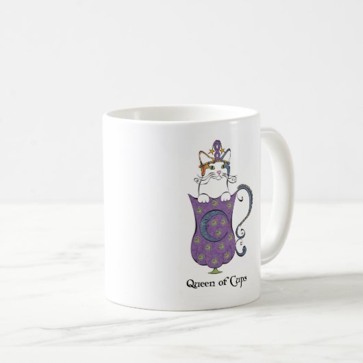 Mok koningin van bekers (Voorkant rechts)
