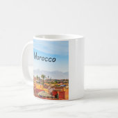 mok, kopje met Marokkaans design, cadeau Koffiemok (Voorkant links)