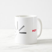 mok "KOUD HOT" (Voorkant rechts)