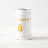Mok koudbier (Voorkant links)