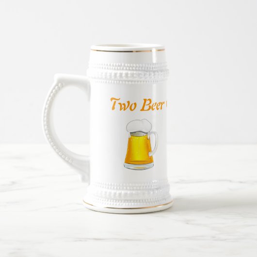 Mok koudbier (Links)
