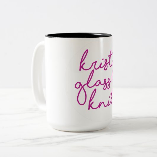 Mok Kristy Glass Knits (Voorkant links)