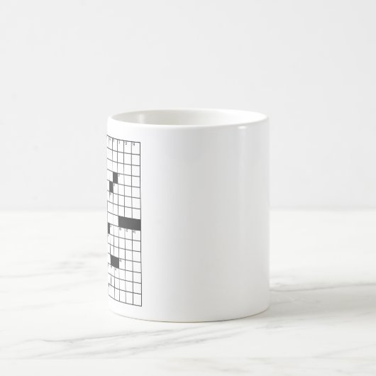 Mok kruiswoordpuzzelraster (Center)