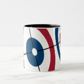 Mok krullen van woningen - rood/blauw (Center)