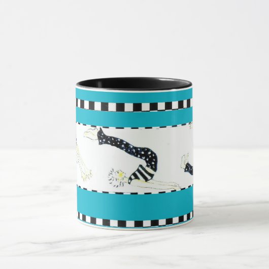 mok " kussen en koffie " (Midden)