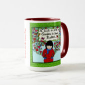 Mok KWE-gastillustratoren (Voorkant rechts)