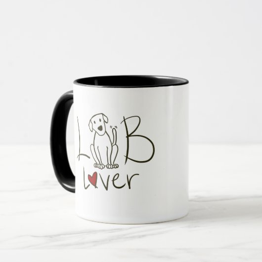 Mok Lab Lover Coffee (Voorkant links)