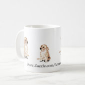 Mok: labrador Retriever Koffiemok (Voorkant links)