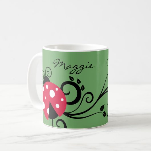 Mok Ladybug met persoonlijke beklaagdenbank (Voorkant links)