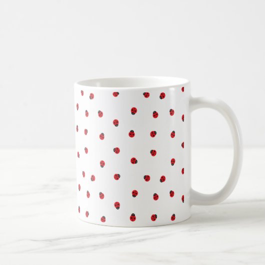 Mok Ladybug Pattern Coffee (Rechts)