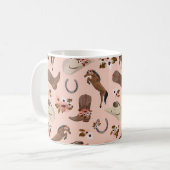 Mok land- en Floral-koffie (Voorkant links)