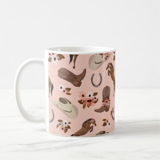 Mok land- en Floral-koffie (Links)