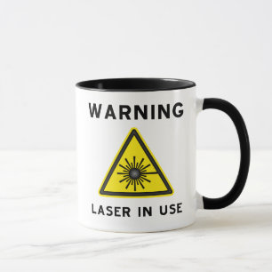 Mok laserwaarschuwing