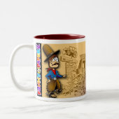 MOK: "Last Stage West" Tweekleurige Koffiemok (Links)